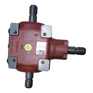 Gear box T27 with 3 shafts 1 3/8-6 splines ratio 1:1 (you can choose the direction of rotation)